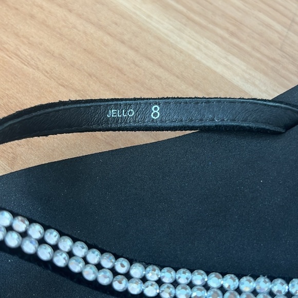 Yellow Box Rhinestone Sandals - Picture 4 of 5
